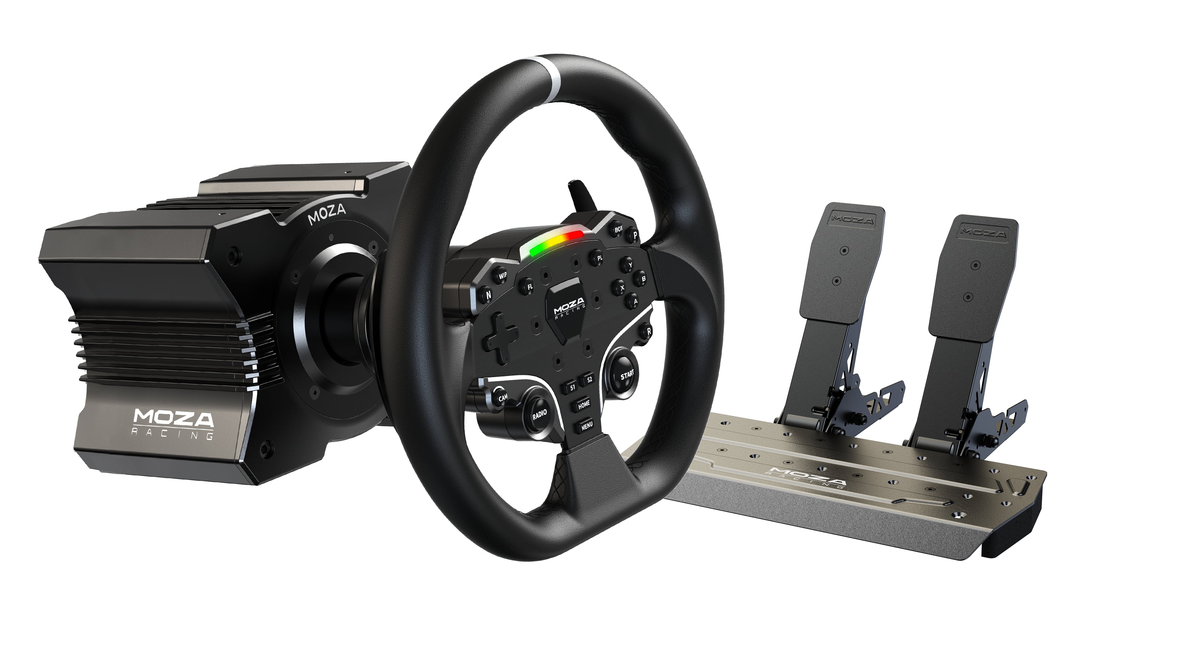 ハンコンMoza Racing R5 クラッチ付 PS5用コンバーター付 - その他