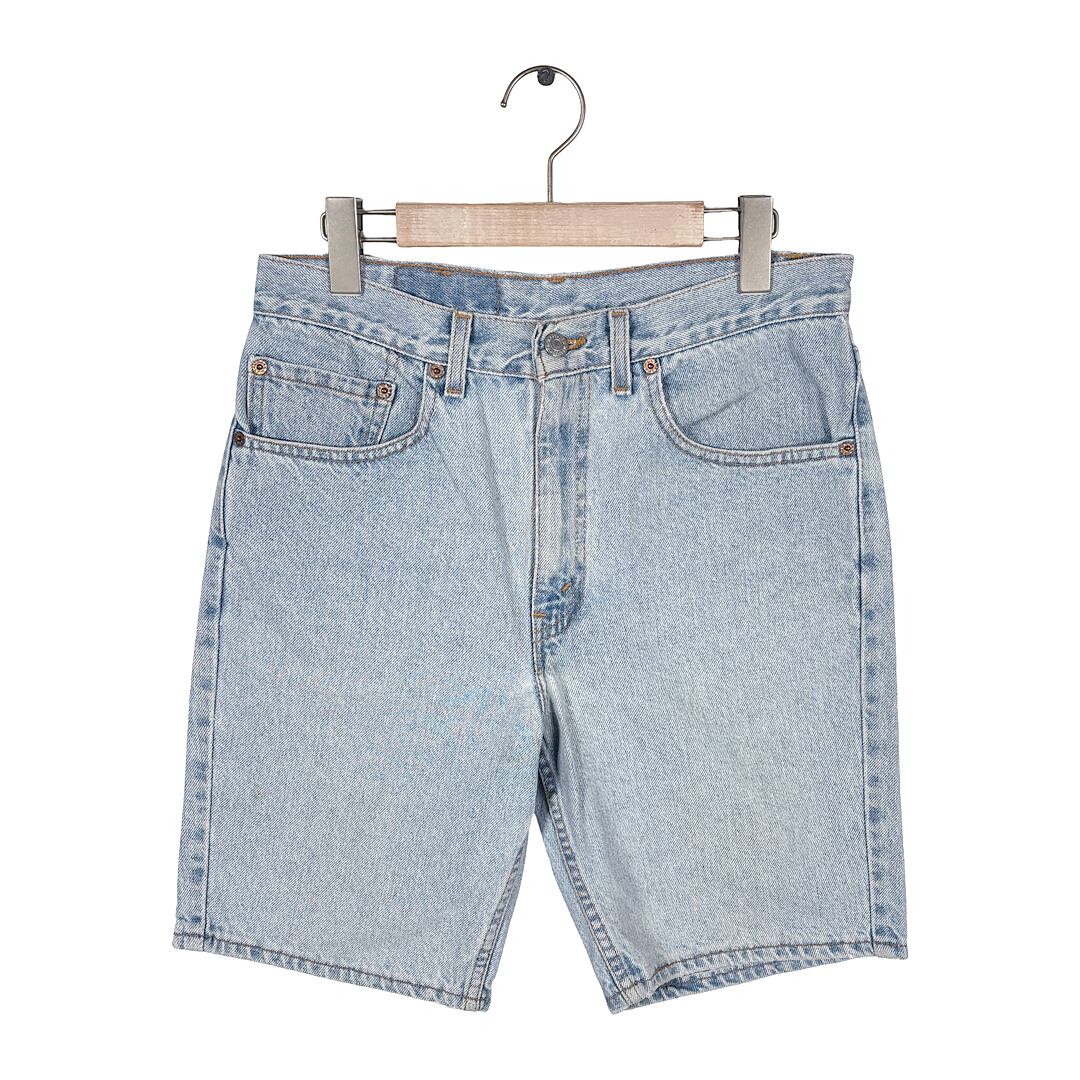 90s リーバイス 505 アイスブルー デニムショーツ レギュラーフィット ヴィンテージ ハーフパンツ Levis サイズW31相当 EA0358