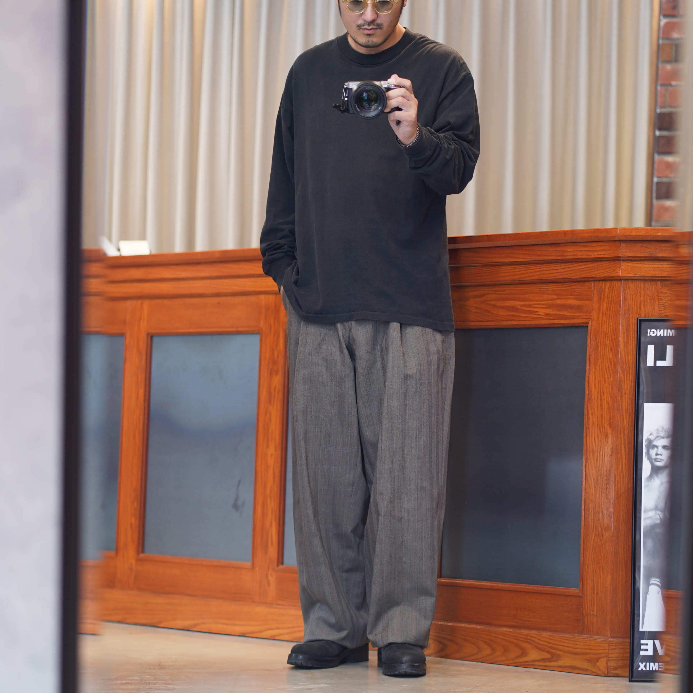 Aleksandr Manamis22-23aw きせよ クロップドパンツ