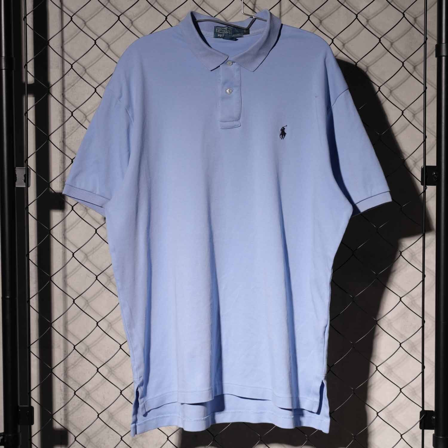 90s POLO by RALPH LAUREN ラルフローレン 半袖 ポロシャツ Lサイズ