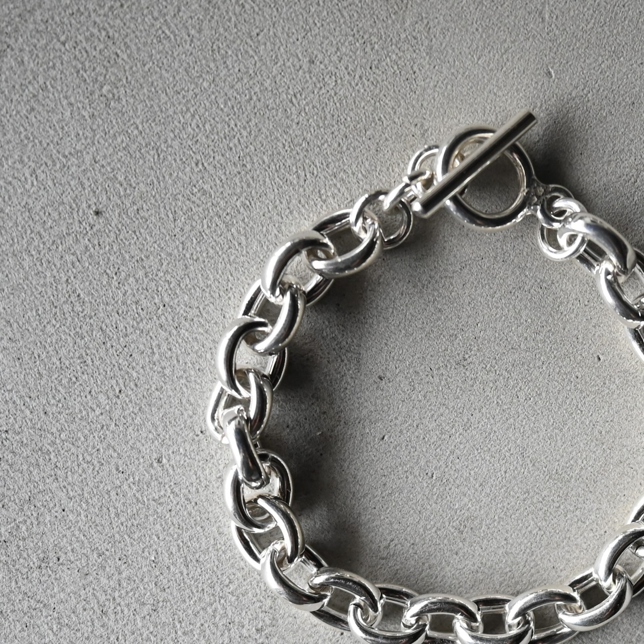 INTÉRIM / TAXCO SILVER MEDIUM CHAIN BRACELET