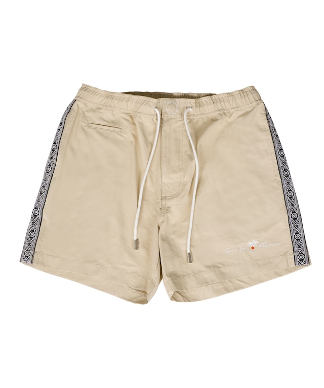 【SUNS】NATIVE PATTERN LINE TAPE BOARDSHORTS［RSW085］