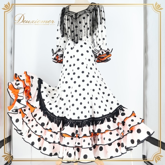 フラメンコ 衣装 トップス ブラウス ツーピース セットアップ ブラック系 ホワイト系 ベビーティアーズ BABY TEARS オレンジ系 白 黒 オレンジ 水玉 ドット ボランテ フリル レース ダンス 発表会 パーティ オレンジフリル フラメンコドレス かわいいモノクロ ステージ衣装 セットアップ 発表会衣装 女性用ドレス ドレス デザイン おしゃれ フェス コスチューム エレガント フラメンコ 衣装 トップス ブラウス ツーピース セットアップ ブラック系 ホワイト系 ベビーティアーズ BABY TEARS オレンジ系 白 黒 オレンジ 水玉 ドット ボランテ フリル レース ダンス 発表会 パーティ オレンジフリル フラメンコドレス かわいいモノクロ ステージ衣装 セットアップ 発表会衣装 女性用ドレス ドレス デザイン おしゃれ フェス コスチューム エレガント