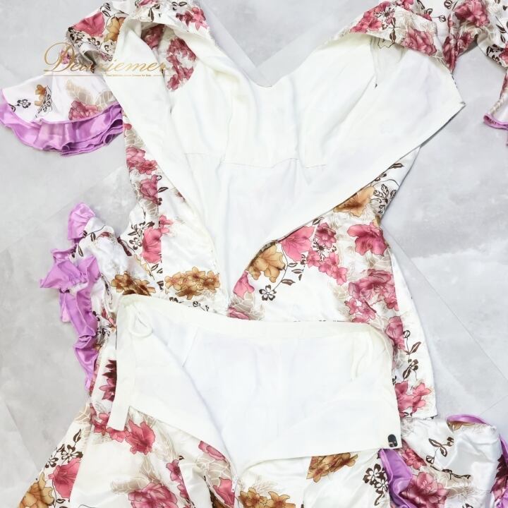 フラメンコ 衣装 ツーピース セットアップ ファルダ トップス