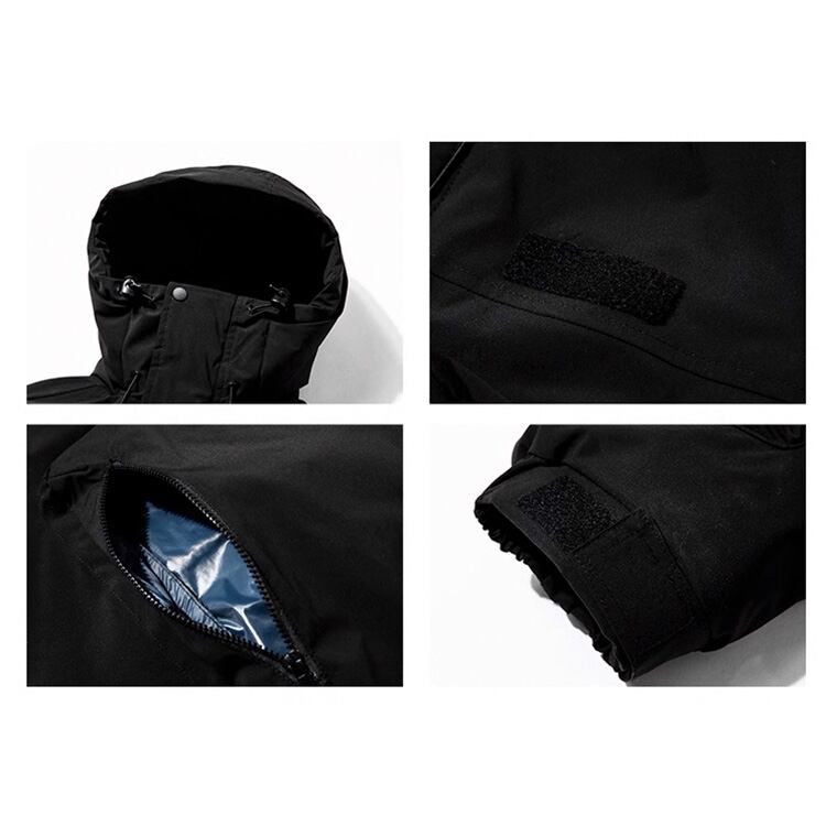 ★MOUNTAIN OUTDOOR FUNCTIONAL HOODED COTTON COAT　　　A0848