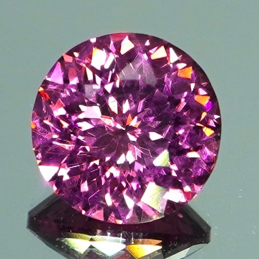 Star Rose Cut】繊細に煌めく赤紫 1.14ct 天然ロードライトガーネット