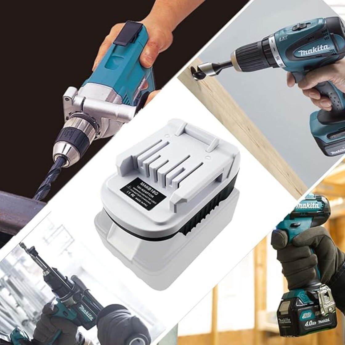 バッテリーコンバータ バッテリー変換アダプター Makita B シリーズバッテリーでマキタのG シリーズ工具が使える Makita B シリーズ純正 互換バッテリーがマキタG シリーズ工具へ使える