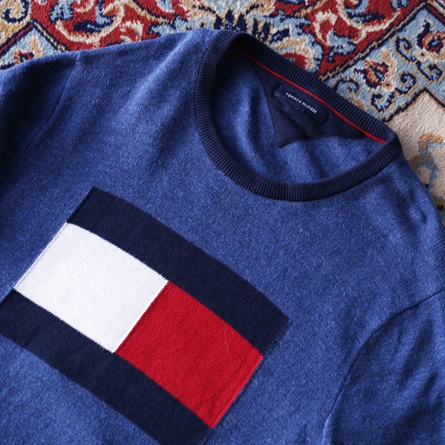 "tommy hilfiger"  nice coloring loose sweat
