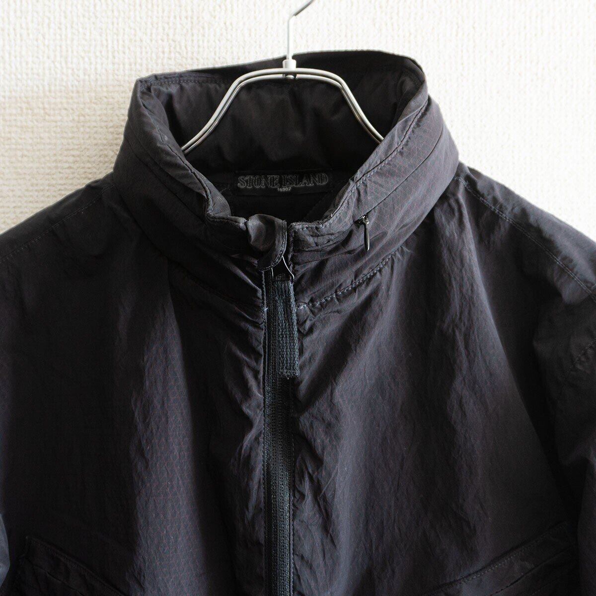 STONE ブラックナイロンジャケット TRYON-R 2009AW】STONE ISLAND SHADOW PROJECT【TRYLON-R JACKET】M ジャケット