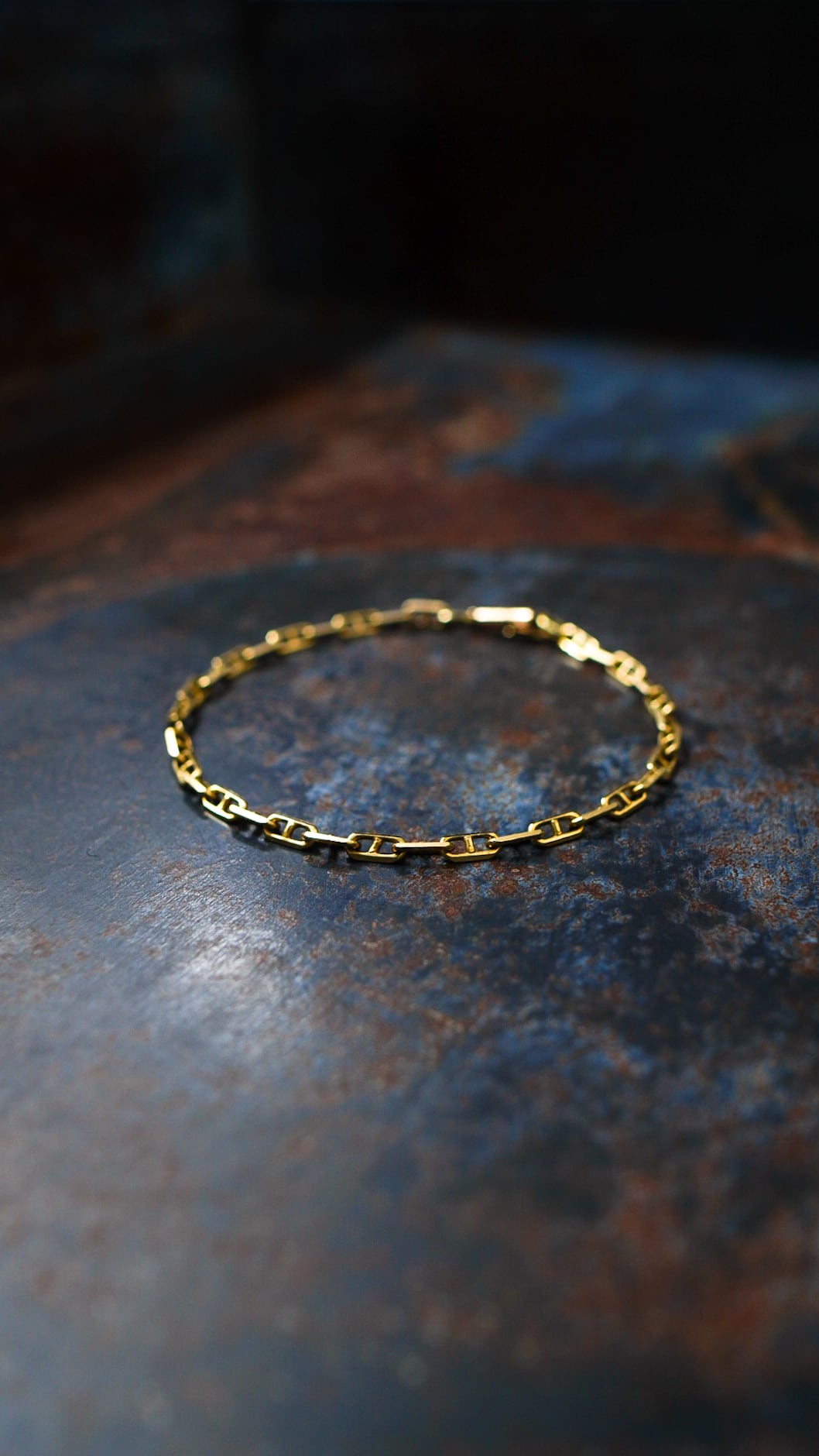 VINTAGE】U.S. VINTAGE K14 イエロー ゴールド アンカー チェーン