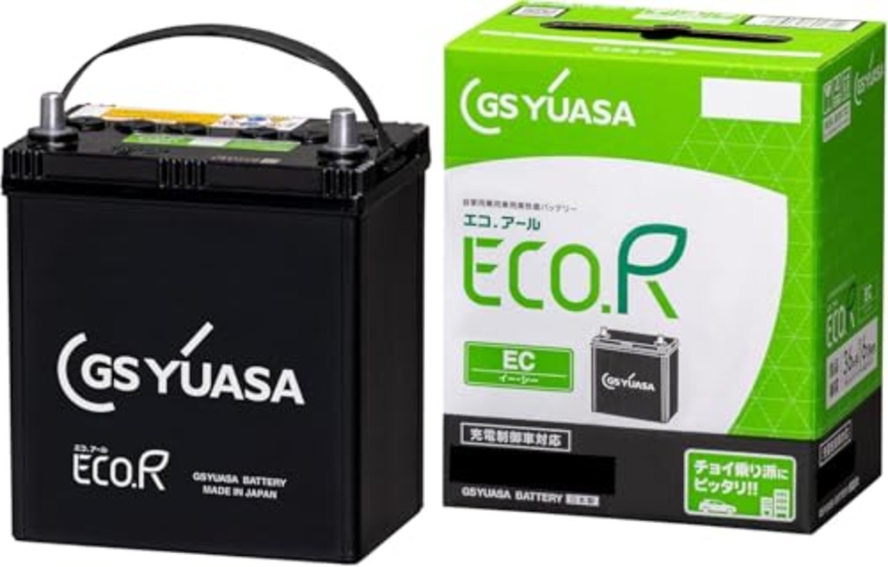 GSユアサ (ジーエスユアサ) ECO.R EC 40B19L 国産車バッテリー 充電制御車対応 GS YUASA 2024年モデル