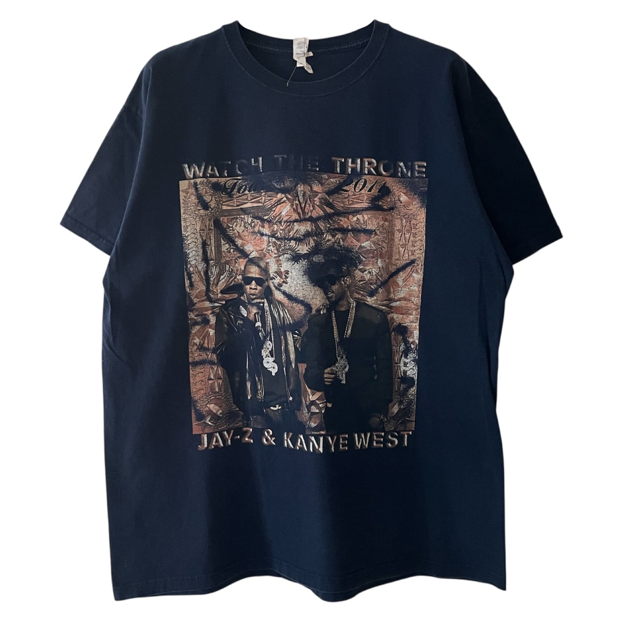 Kanye West & Jay Z 2011 Watch The Throne Tour Rap Tee | Vintage
