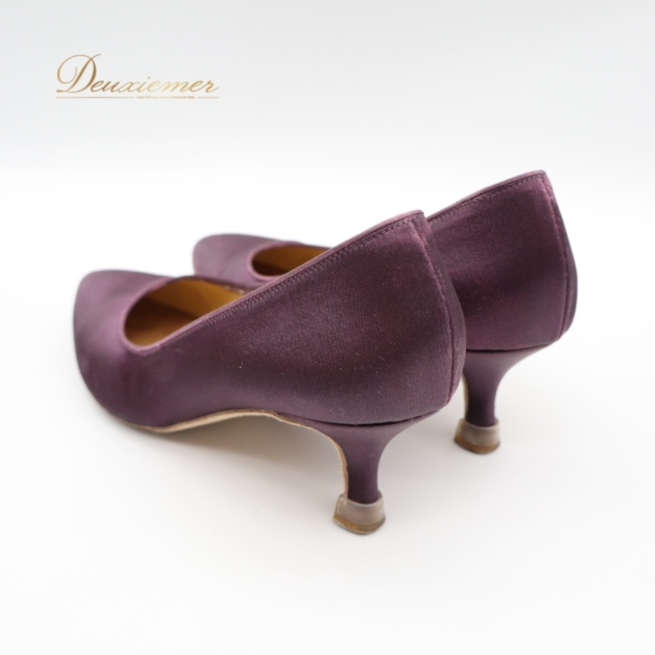 社交ダンス 衣装 スタンダード シューズ パープル系 SUPADANCE 靴 くつ ヒール レディース 無地 シンプル 紫 光沢 上品 イングランド製 ダンス衣装 練習 レッスン イベント ステージ かわいい 落ち着いた色 華やか パーティー