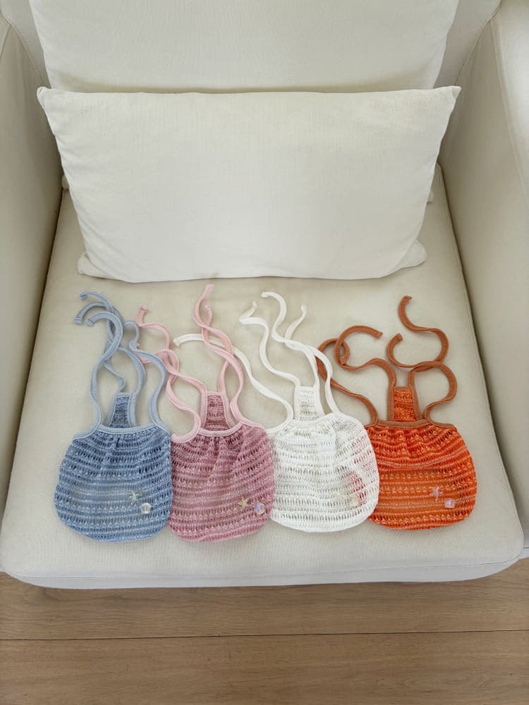 予約/【 Little Heart 】Beach Summer Knit Top