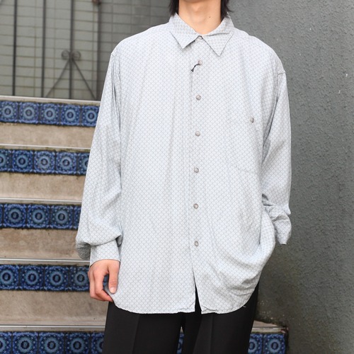 USA VINTAGE claiborne PATTERNED DESIGN SHIRT/アメリカ古着柄デザインシャツ