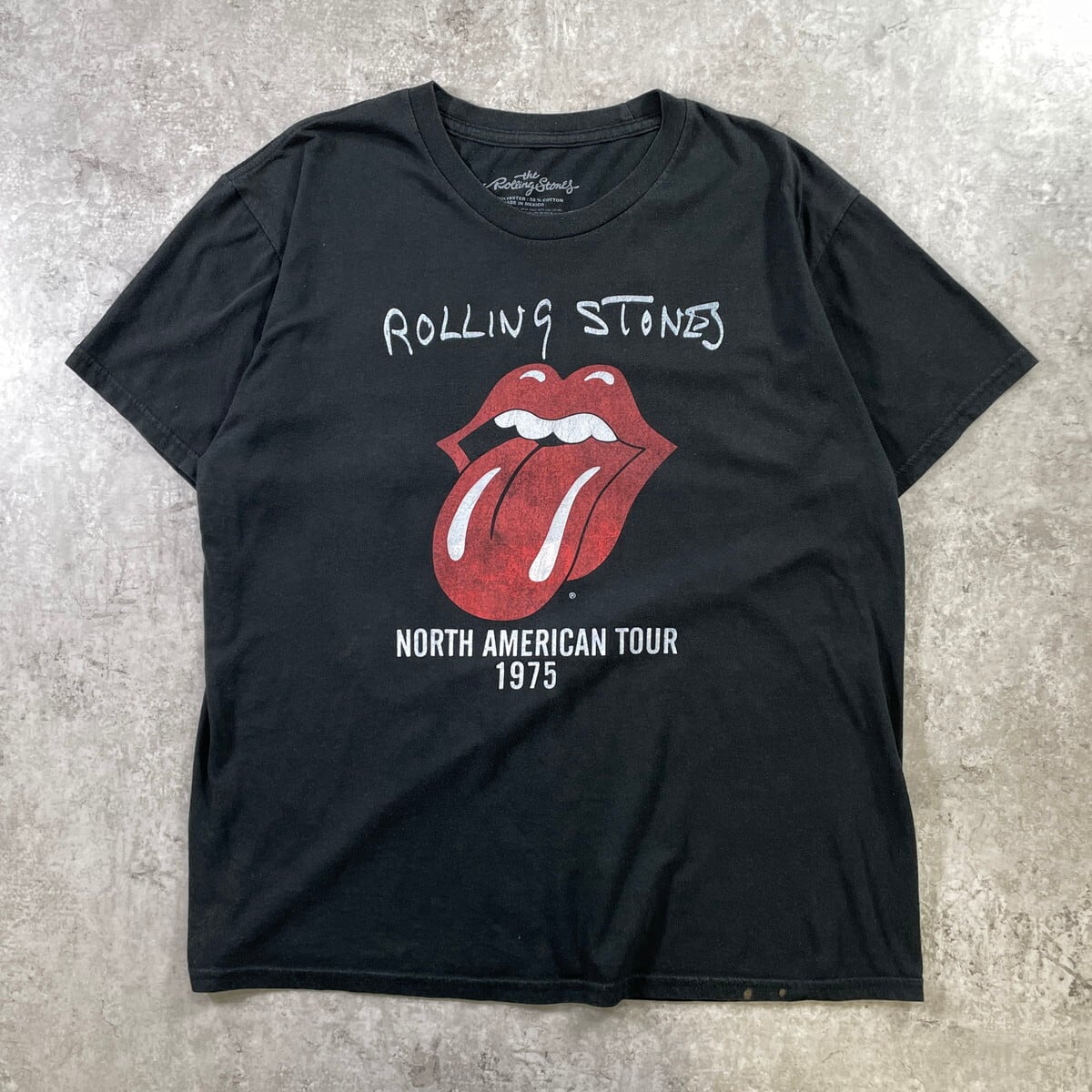ビンテージ　古着　ザ・ローリング・ストーンズ　　バンドT 半袖Tシャツ　黒 00's Rolling Stones Band T-Shirt 2XL / ローリングストーンズ バンド