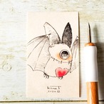 一つ目コウモリ*ドローイング