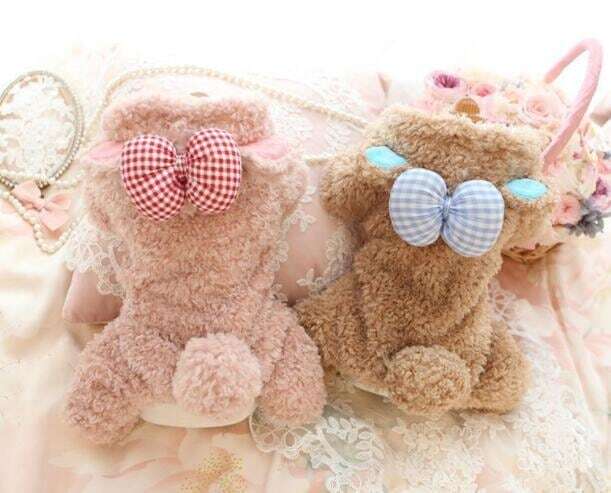 《予約》№1101172 大きいリボンのくまさんロンパース