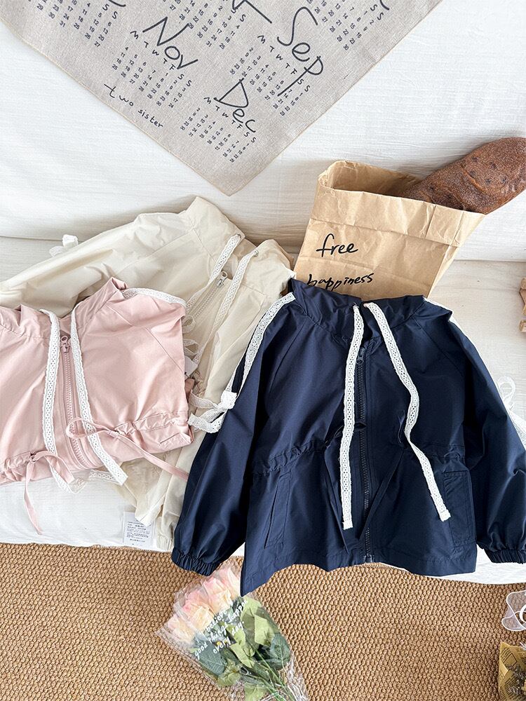 ガーリー リボン パーカー 90-140 | Mimimin