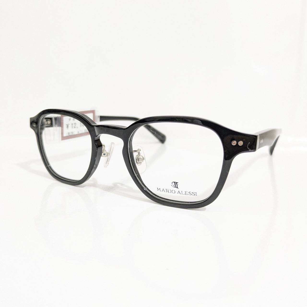 【MARIO ALESSI】ウエリントンセルフレーム ブラック