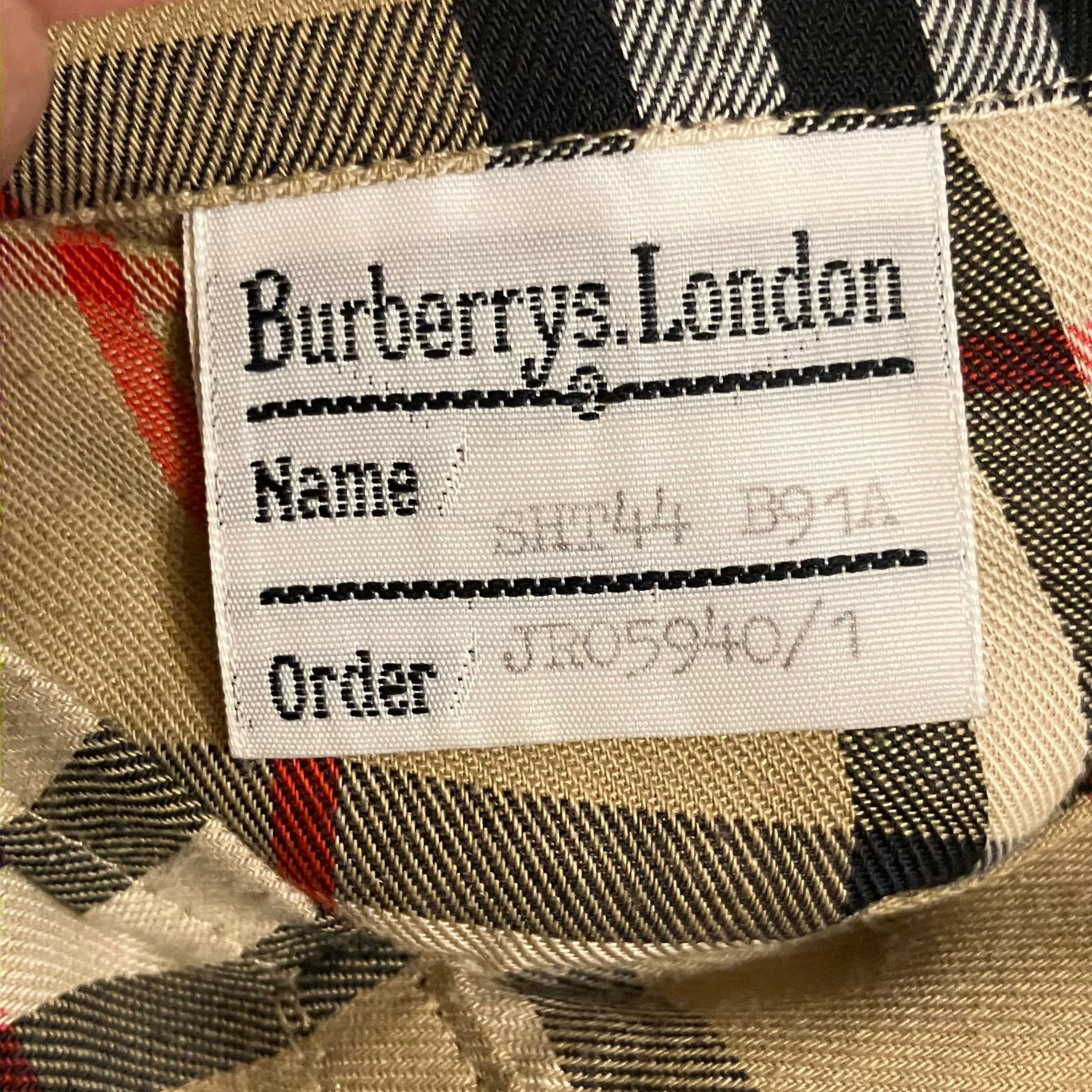 Burberry イングランド製 ベージュステンカラーコート サイズ44(UK34 