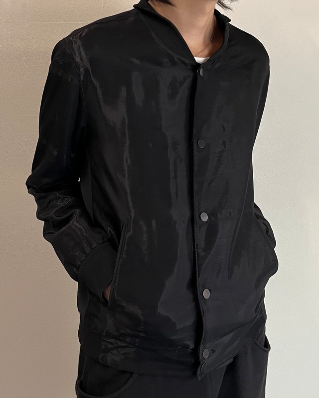 【2014/SS BALENCIAGA】destroy shiny bomber jacket