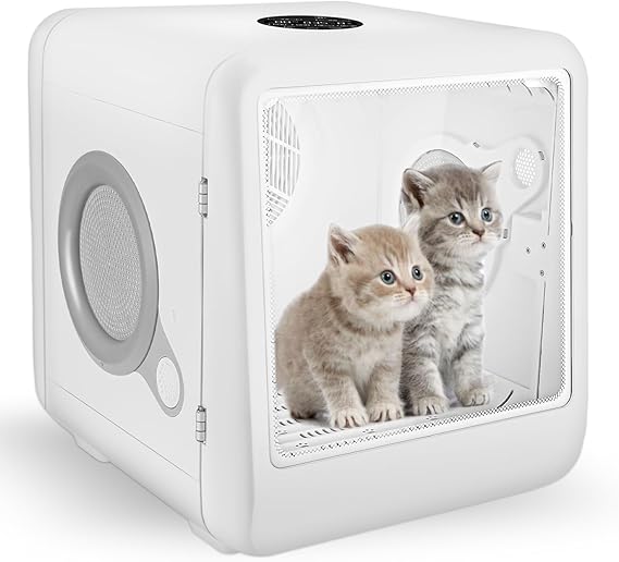 Acesidn犬 猫 ペットドライルーム 65L大容量 猫乾燥機 ペット用ドライ