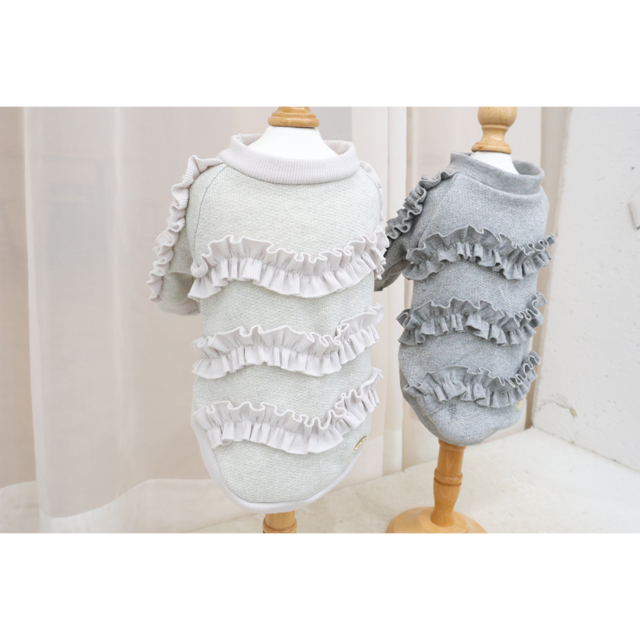 Shimmer Fleece Ruffle Tee
