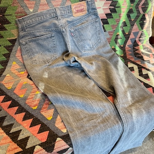 1980’S LEVI'S 501 DENIM PANT 先染めGRAY