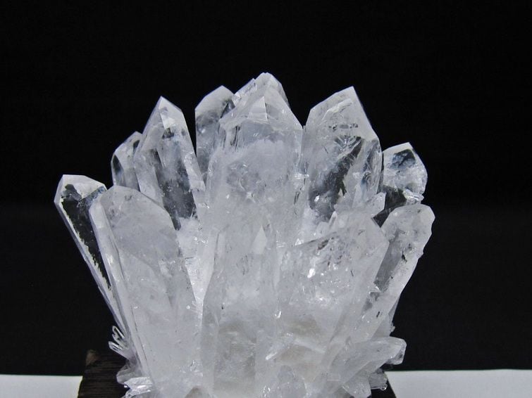 水晶 クラスター 水晶 原石 台座付属 一点物 182-8659 | 天然石