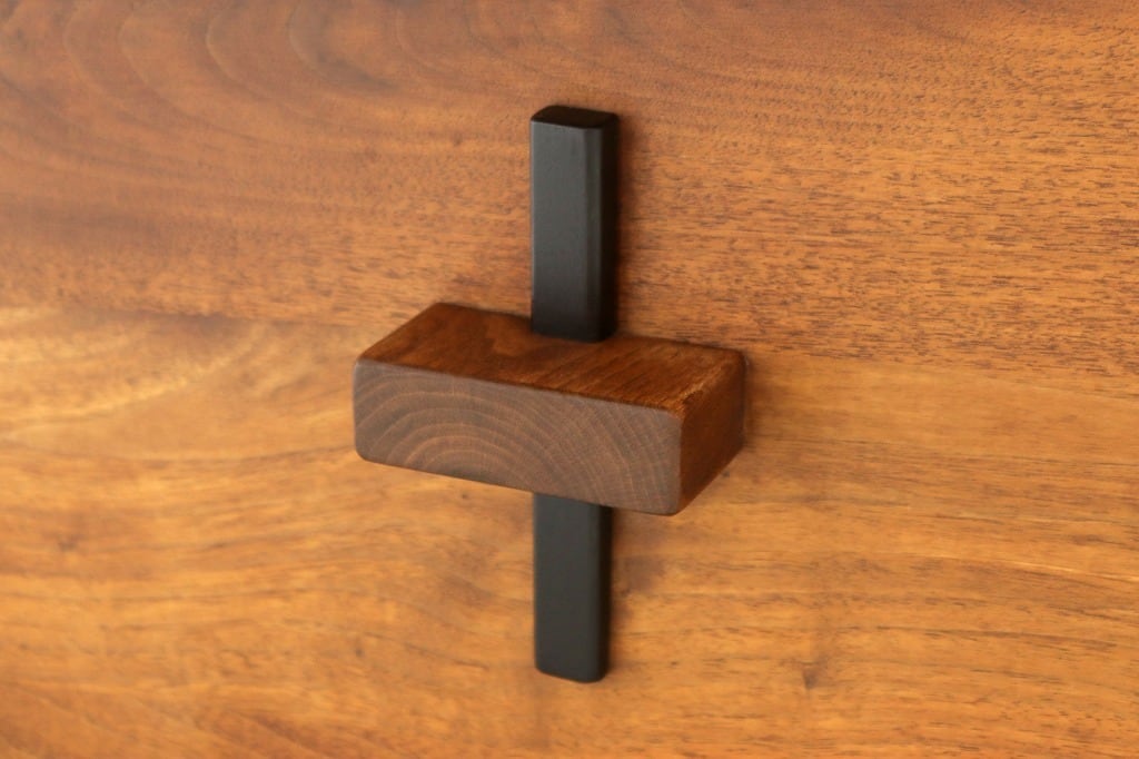 マルショウ オンダ ウォールナット 無垢材 本革 3Pソファ 3シーター モダン