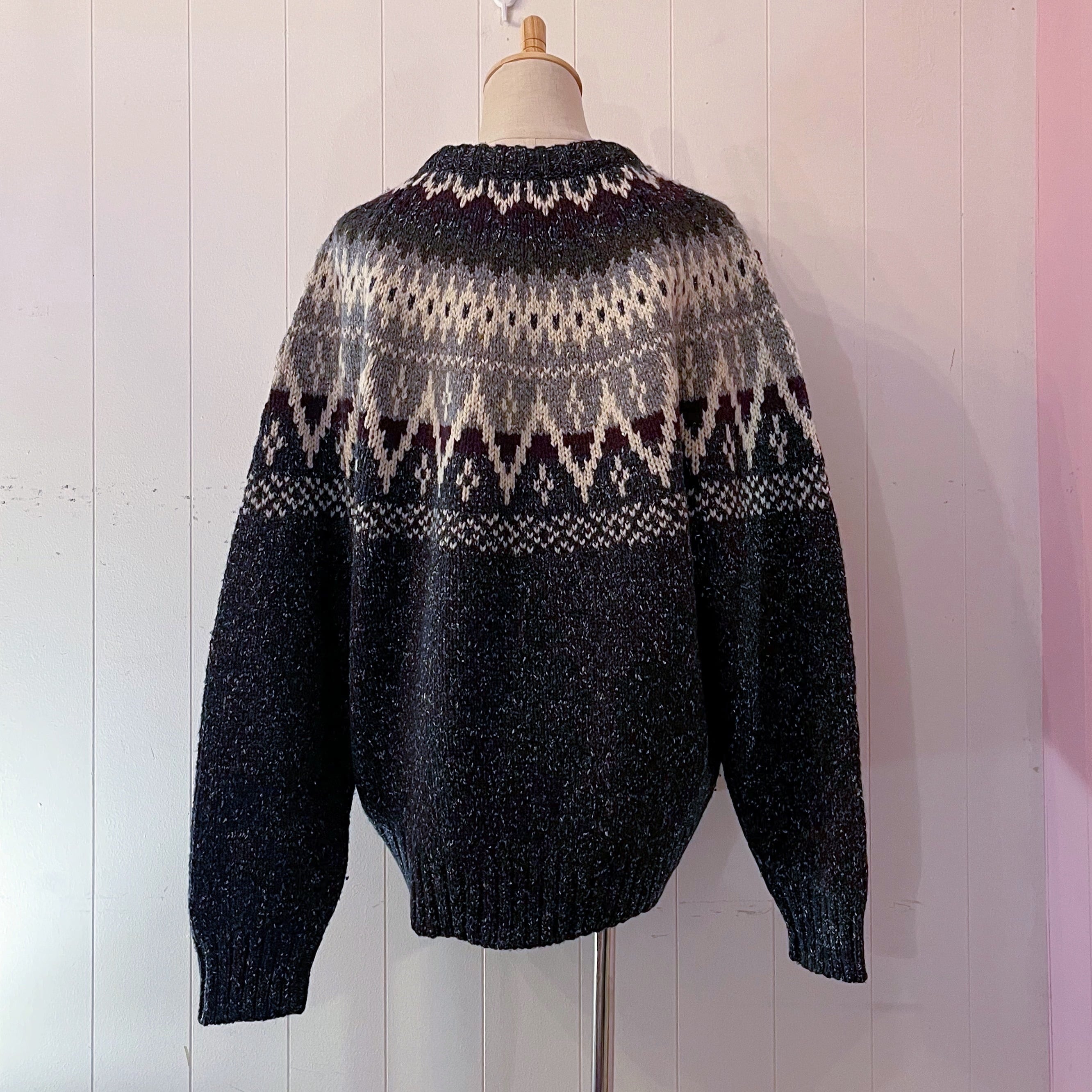 heather gray centripetal knit sweater