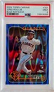 Jung Hoo Lee Topps Chrome Blue Ray Wave PSA 9 Rookie Card