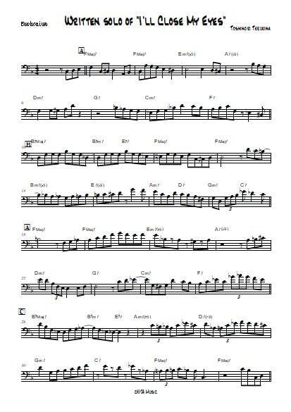 I'll Close My Eyes” 