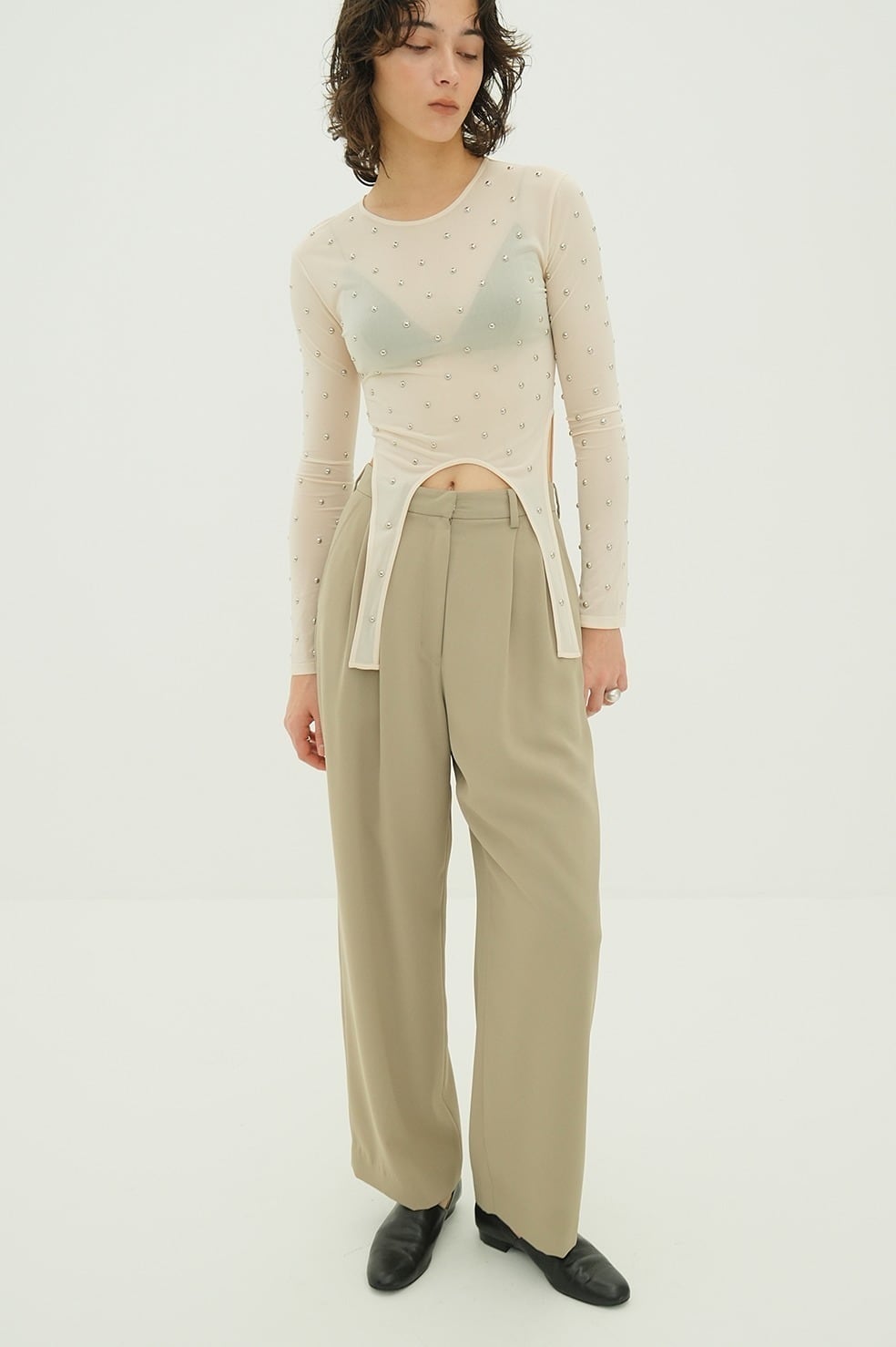 CLANE(クラネ) BASIC TUCK PANTS BEIGE | サウスオレンジ｜メンズ