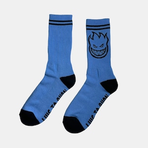 Spitfire Bighead Socks - lt.blue/black