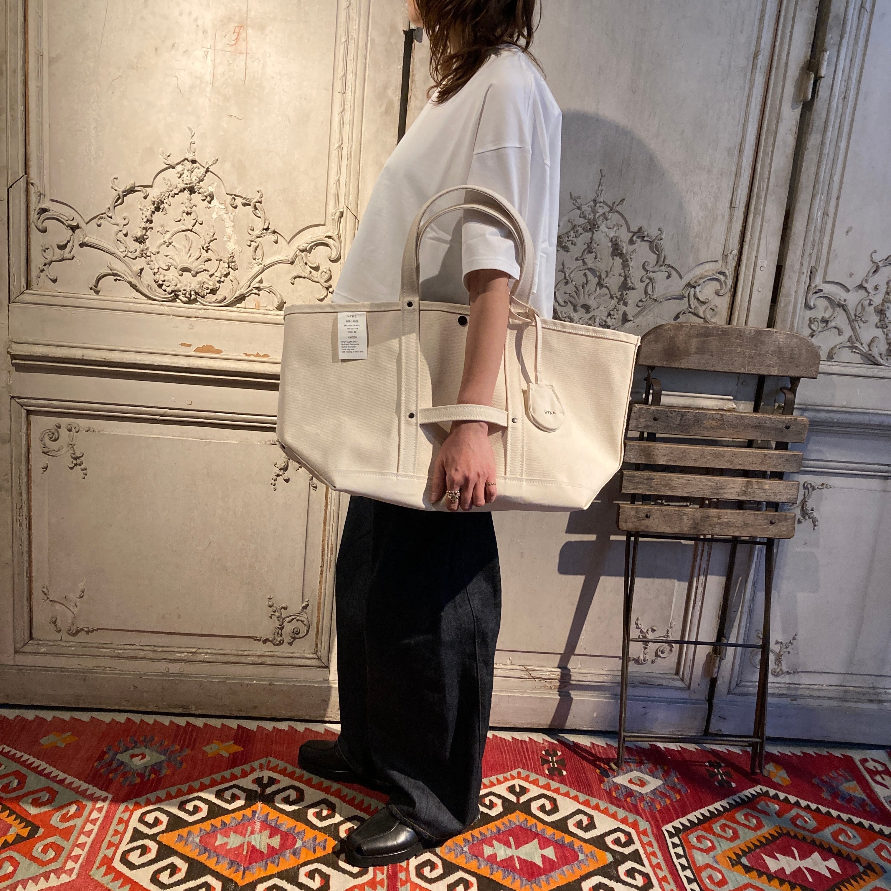 HYKE【ハイク】TOTE BAG (LARGE) (19364) | glamour online