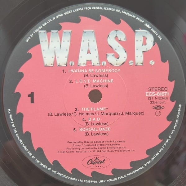 W.A.S.P. / W.A.S.P. [ECS-81671] - 画像3