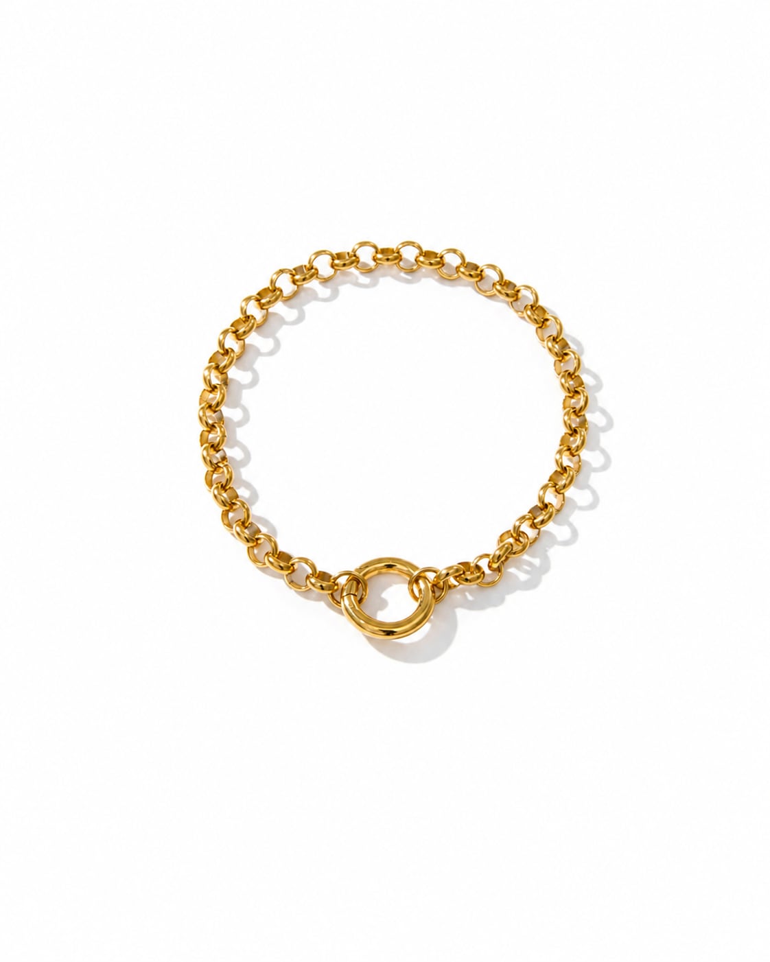 Oval link chain bracelet【アレルギー対応】