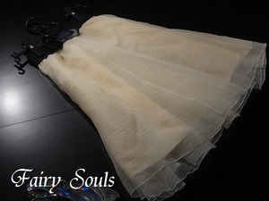 ★フリー☆ウエストリボンシフォンのフレアスカート(SKN9263)