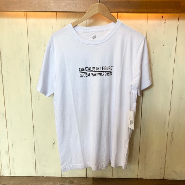 【CREATURES OF LEISURE】クリエイチャー 半袖Tシャツ ホワイト サーフィン アパレル 2022