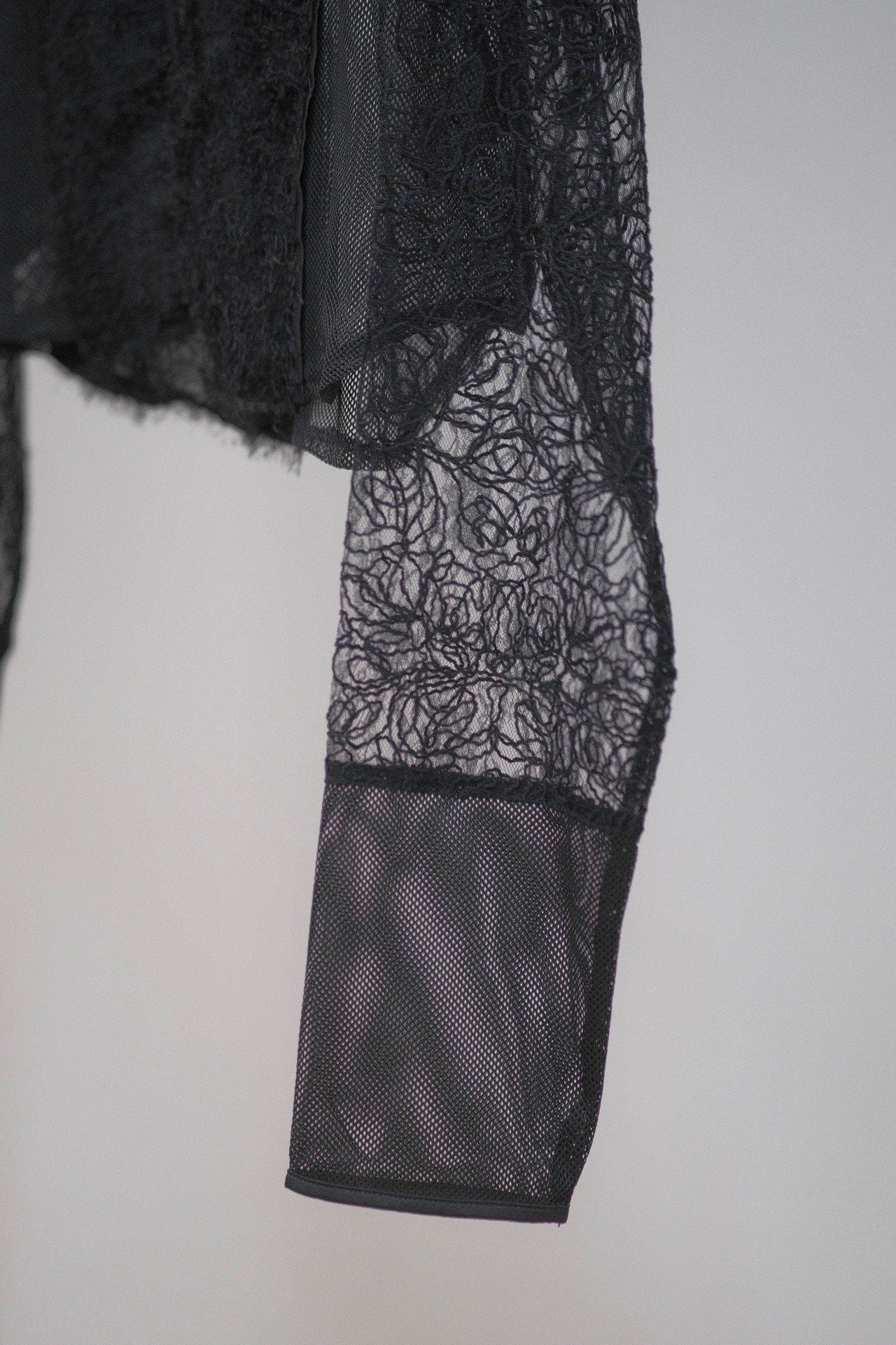 Fringe Lace Bolero Top / BLACK - 5