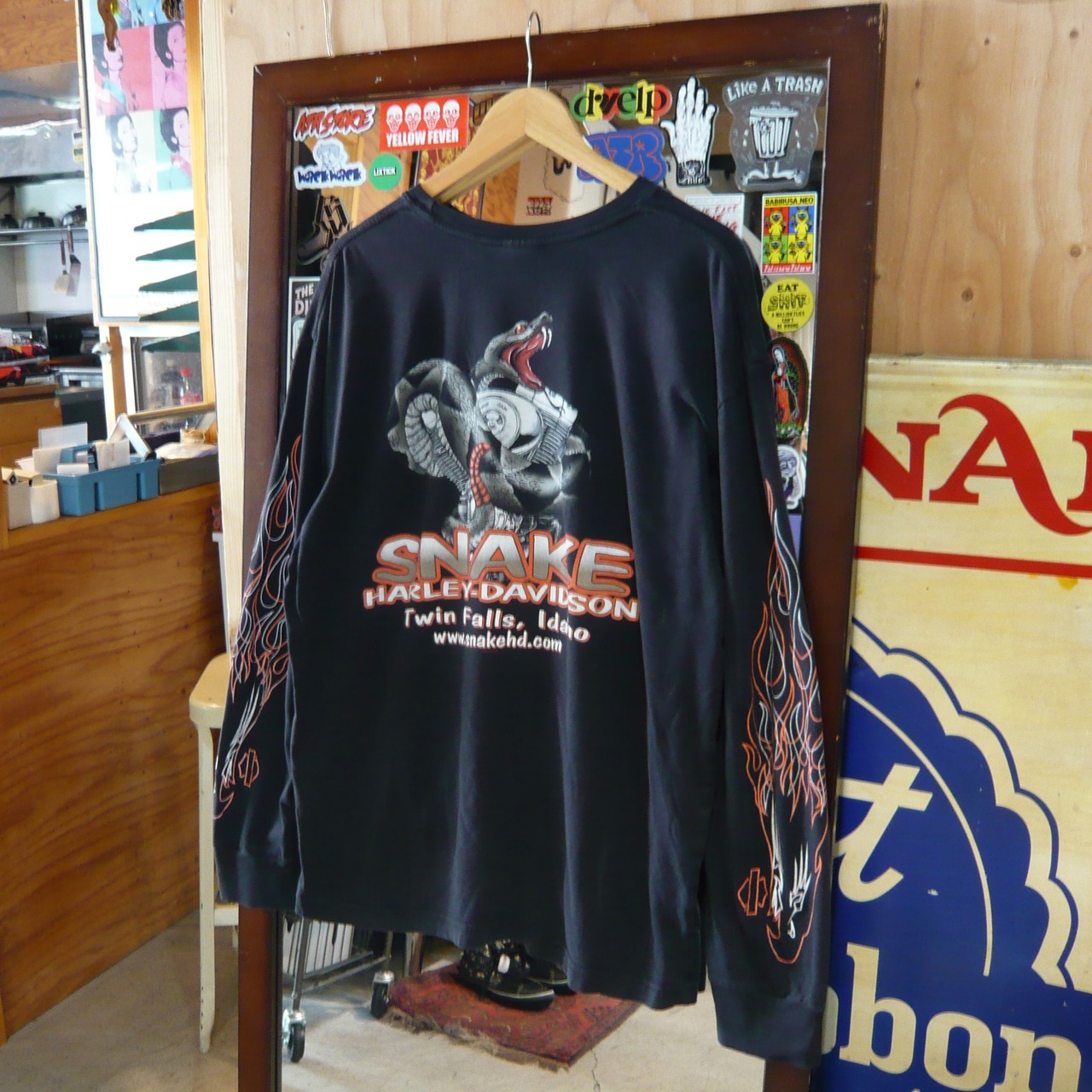 00s HARLEY-DAVIDSON ハーレー LS Tシャツ
