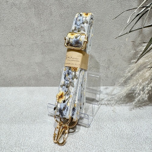 【長さ調整可能！】インド刺繍リボン ショルダー(A54-⑧390)4