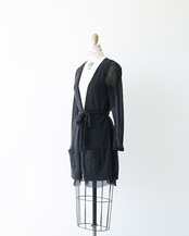 〈DRIES VAN NOTEN 〉Layered Sheer Cardigan