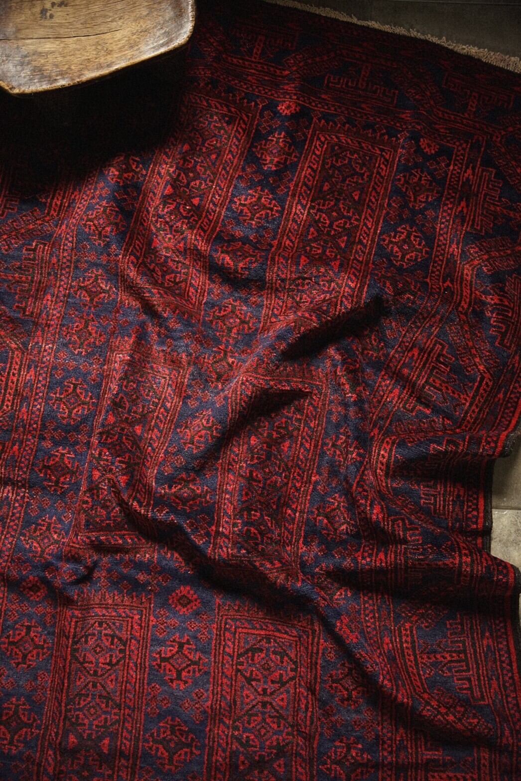 911 -Vintage Baluch yaqub khani rug