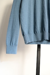 Massimo Dutti wool×cashmere polo knit sweater