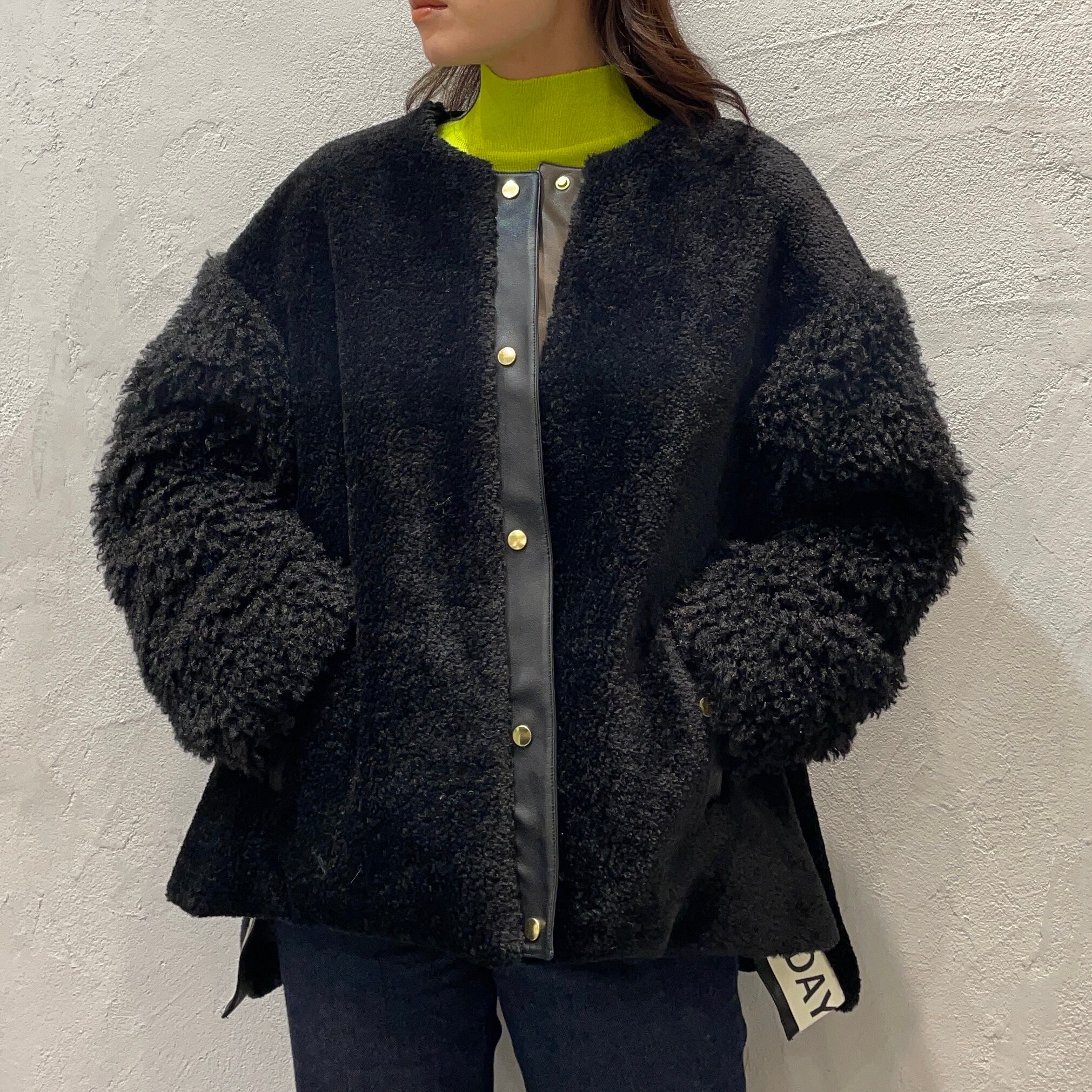 Eimee Law/サイドロゴテープボア×ファーハーフコート | 20ｰtwentyｰ 