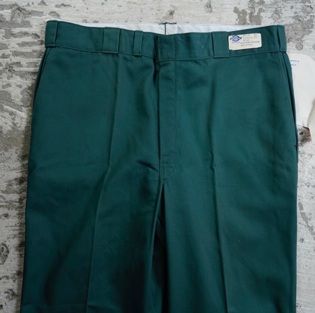 在庫有】 Dickies 70s 874 USA製 31×30 STOCK DEAD ワークパンツ