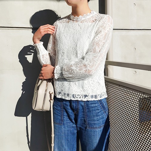 【WEB限定】レースブラウス